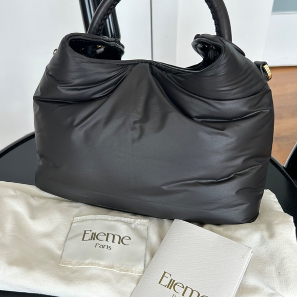 $445 NWT Elleme Baozi Puffer Bag In Black Nylon Shoulder Strap Shopbop RARE - Picture 3 of 13